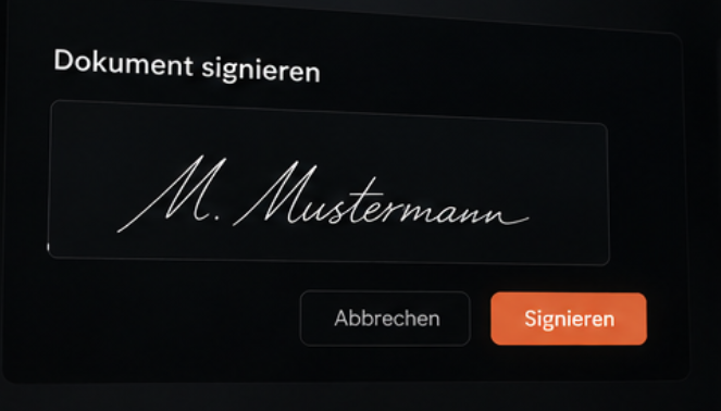 Signieren & senden
